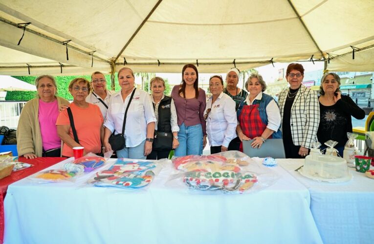 Fortalece DIF-Reynosa el talento de abuelitas con bazares