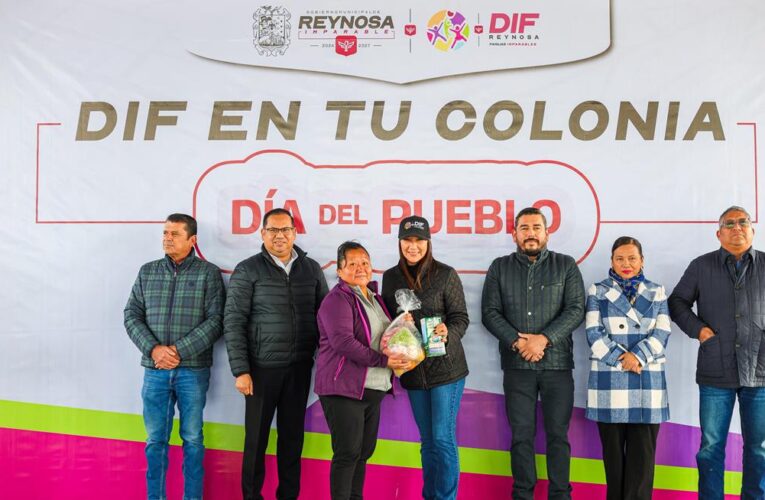 Lleva DIF-Reynosa Servicios Integrales a la Colonia Voluntad y Trabajo con Brigada “DIF en tu Colonia”