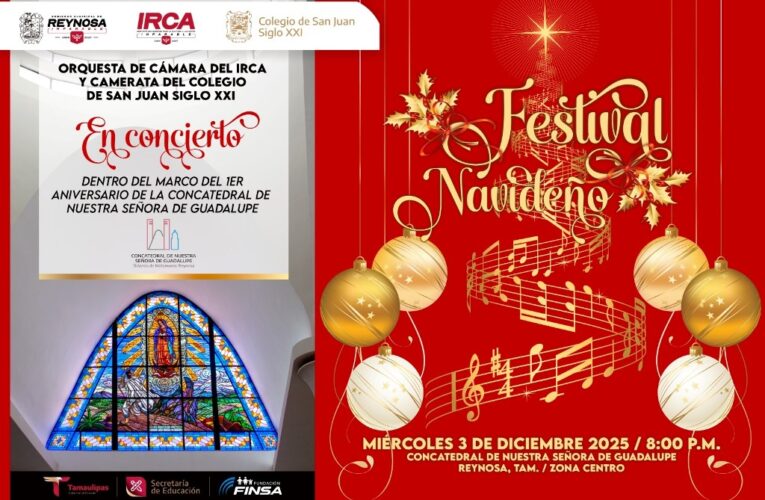 Presenta Gobierno de Carlos Peña Ortiz programa musical por aniversario de la Concatedral de Nuestra Señora de Guadalupe