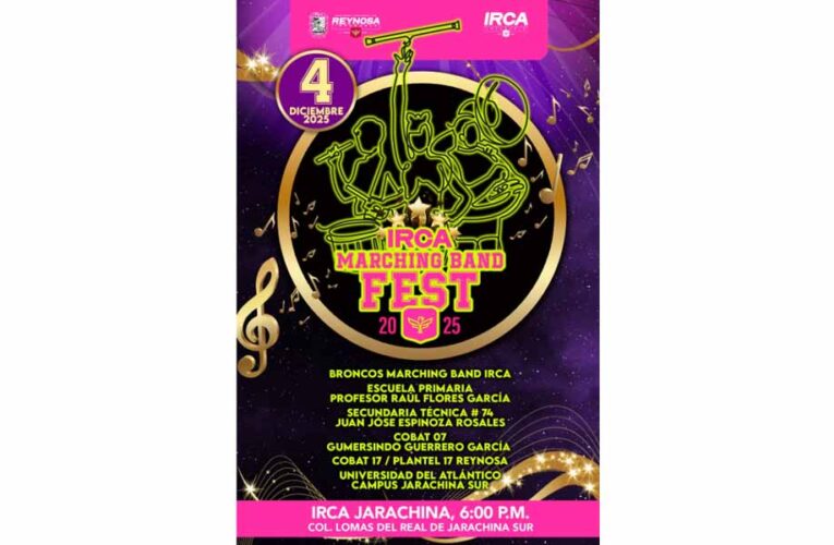 Impulsa Gobierno de Carlos Peña Ortiz el IRCA Marching Band Fest 2025