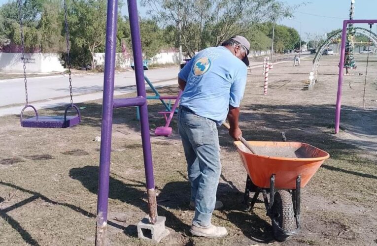 Con mantenimiento y limpieza ofrece mejores espacios el Gobierno de Reynosa