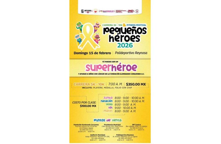 Apoya a Iluminando Corazones en la Carrera 5K-10K & Fitness Festival Pequeños Héroes 2026