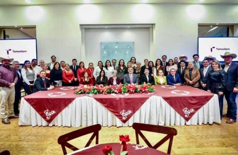 Reconoció Alcalde Carlos Peña Ortiz unidad y compromiso del Gobernador Américo Villarreal Anaya