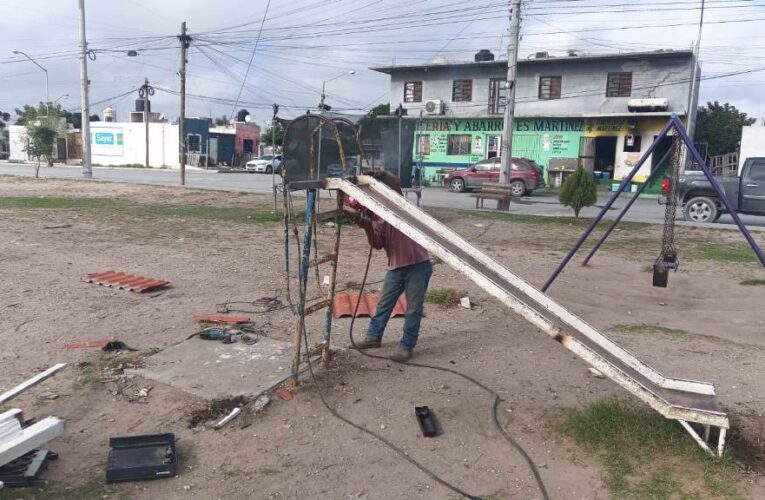 Embellece Gobierno del Alcalde Carlos Peña Ortiz plazas públicas de Reynosa