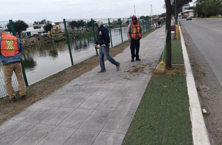 Cumple Servicios Públicos con mantenimiento y saneamiento de Reynosa