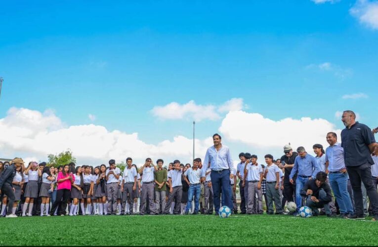 Construye nuevos espacios deportivos el Gobierno de Reynosa