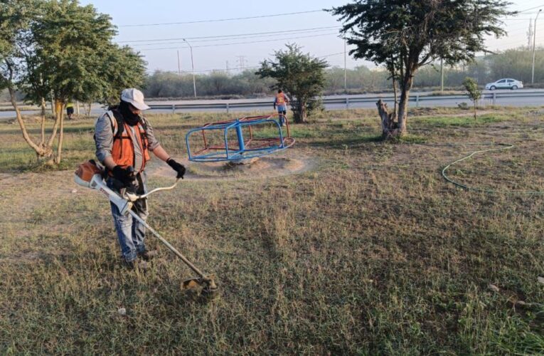 Realiza Municipio de Reynosa limpieza matutina de la vía pública