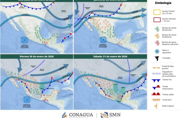 Pronóstico de clima fresco y otro descenso de temperatura para Reynosa