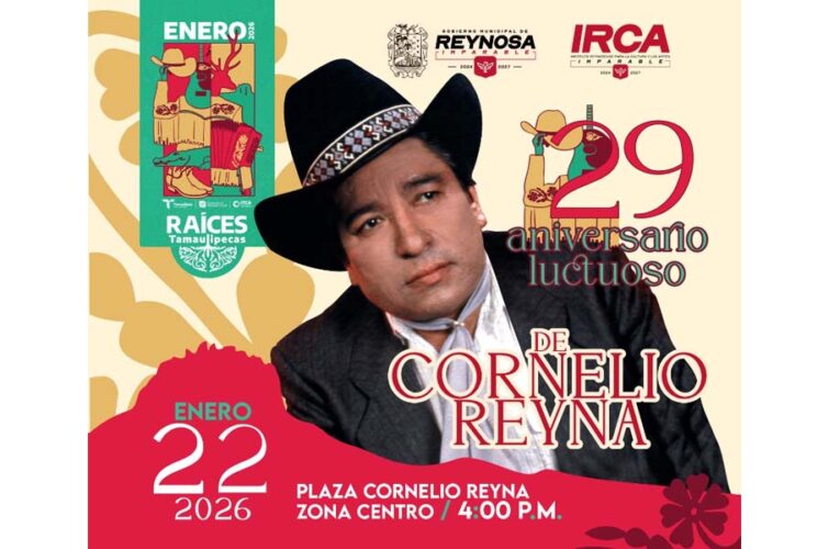 Honra Gobierno de Carlos Peña Ortiz la memoria de Cornelio Reyna