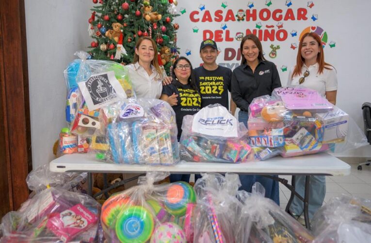 Agradece DIF-Reynosa a Dosis de Rock por llevar alegría a la Casa Hogar del Niño