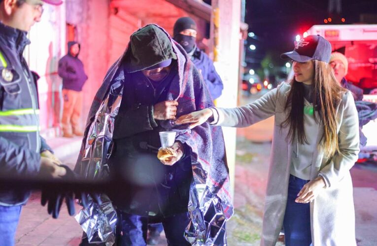 Realizaron Voluntariado DIF-Reynosa y Protección Civil Operativo Carrusel para proteger a personas vulnerables ante el frío