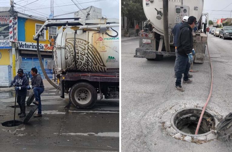 Sondeó COMAPA drenaje sanitario en distintas colonias de la ciudad