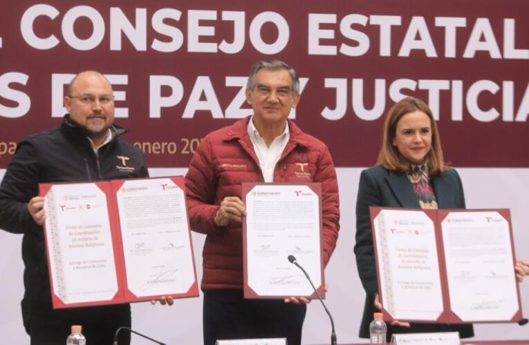 Instala Tamaulipas Consejos de Paz y Justicia Cívica; es primera entidad donde se entregan títulos a asociaciones religiosas