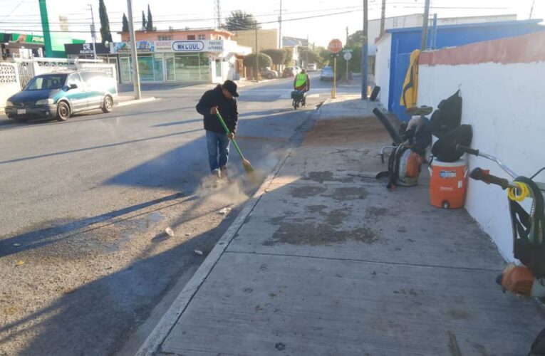 Efectúa Gobierno actividades de limpieza y mantenimiento en Reynosa