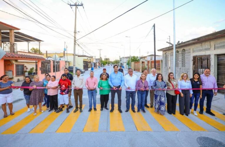 Mejora pavimentación hidráulica calidad de vida en la colonia Juárez
