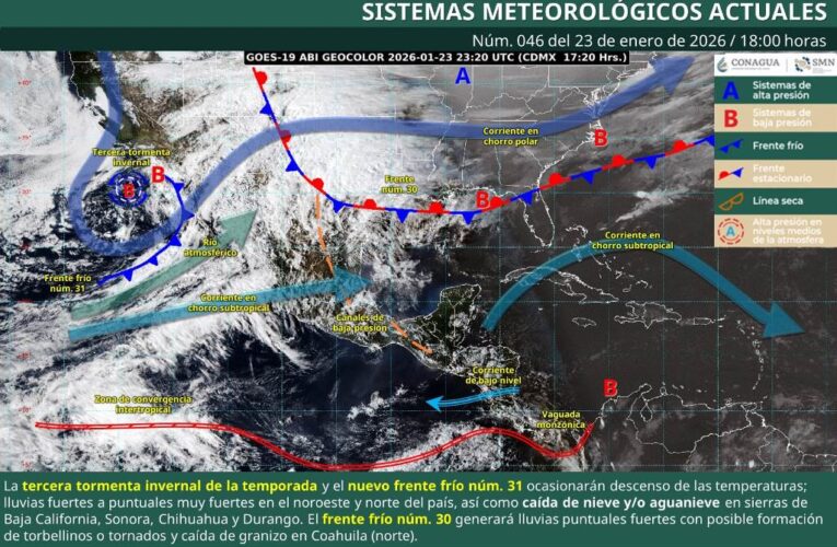 Pronostican cambio drástico en la temperatura para Reynosa por tormenta invernal