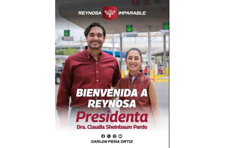 𝐁𝐢𝐞𝐧𝐯𝐞𝐧𝐢𝐝𝐚 𝐚 𝐑𝐞𝐲𝐧𝐨𝐬𝐚, 𝐏𝐫𝐞𝐬𝐢𝐝𝐞𝐧𝐭𝐚 Claudia Sheinbaum Pardo