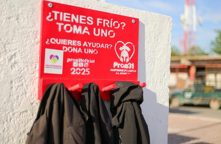 Invita DIF Reynosa a sumarse al Perchero Comunitario durante la temporada invernal