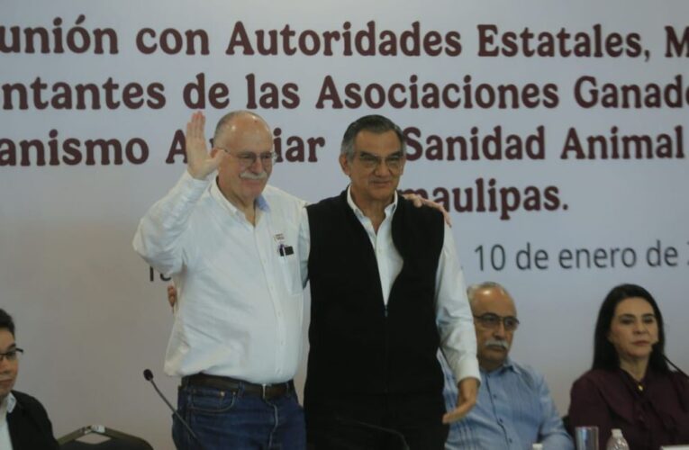 Tamaulipas refuerza acciones contra el gusano barrenador; no se cerrará comercialización del ganado: Berdegué Sacristán