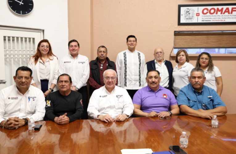 Firma COMAPA contrato colectivo con el Sindicato Industrial de Plomería y Electricidad