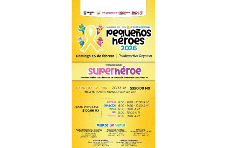 Espera Fundación Iluminando Corazones el apoyo de reynosenses en Carrera y Fitness Festival