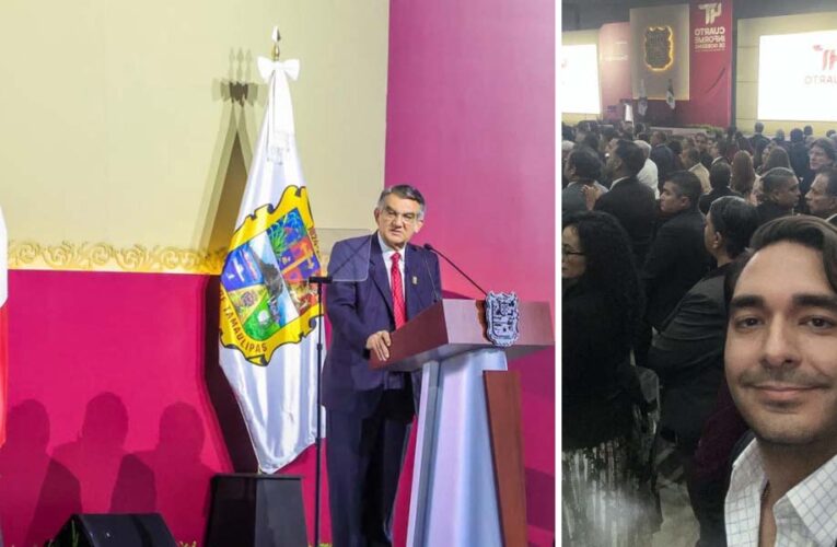 Asistió Alcalde Carlos Peña Ortiz al Cuarto Informe de Gobierno del Gobernador Américo Villarreal Anaya