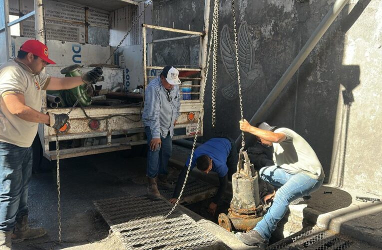 Fortalece COMAPA infraestructura pluvial en la Zona Centro