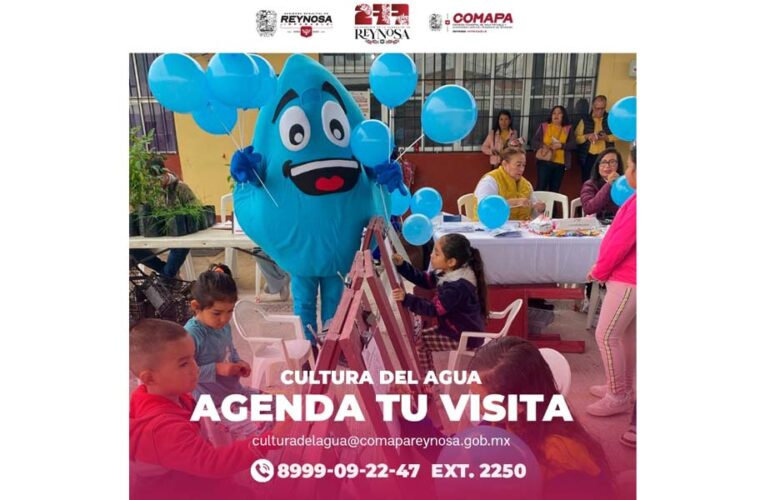 Fomenta COMAPA el cuidado del agua en instituciones educativas