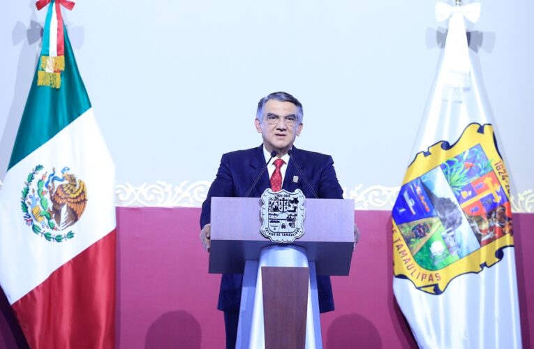 En su Cuarto Informe, el gobernador Américo Villarreal exhortó a evitar la reacción de aquellos que pretenden, desde las noticias falsas, abrir de nuevo el espacio a las oligarquías