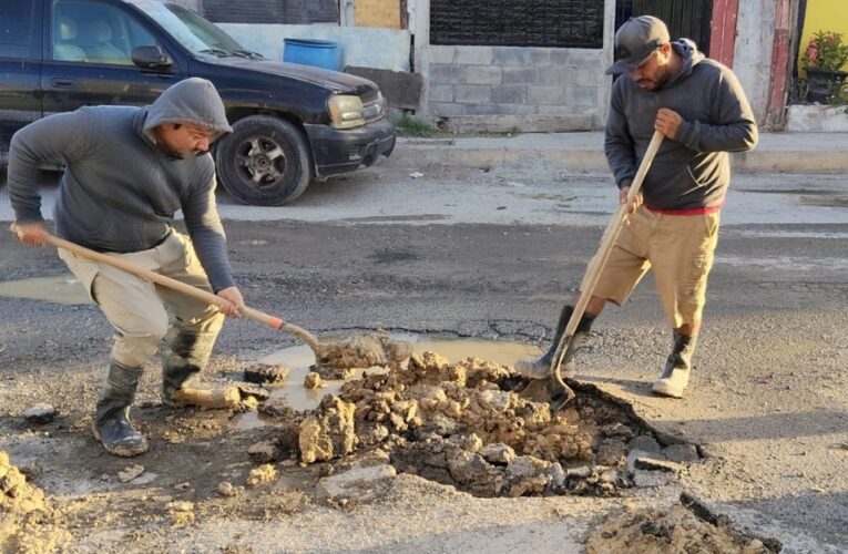 Reparó COMAPA fugas de agua en diversos sectores de Reynosa