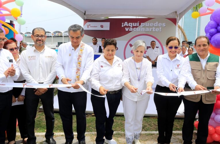 Arranca Américo Semana Nacional de Vacunación en Tamaulipas; aplicarán más de 48 mil dosis