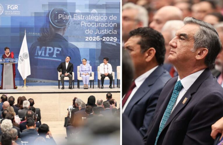 Asiste Américo Villarreal a la presentación del Plan Estratégico de Procuración de Justicia 2026-2029