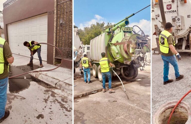 Realiza COMAPA labores de limpieza y desazolve para optimizar el sistema de drenaje