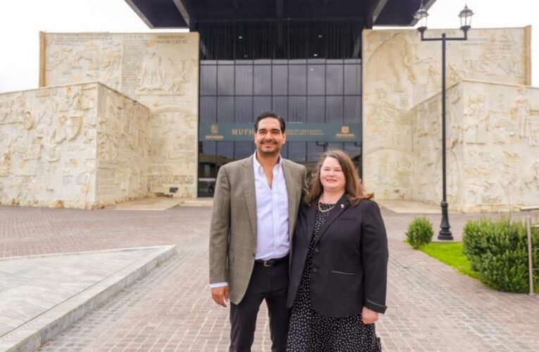 Recibió Carlos Peña Ortiz a la Cónsul estadounidense Mary Virginia Hantsch