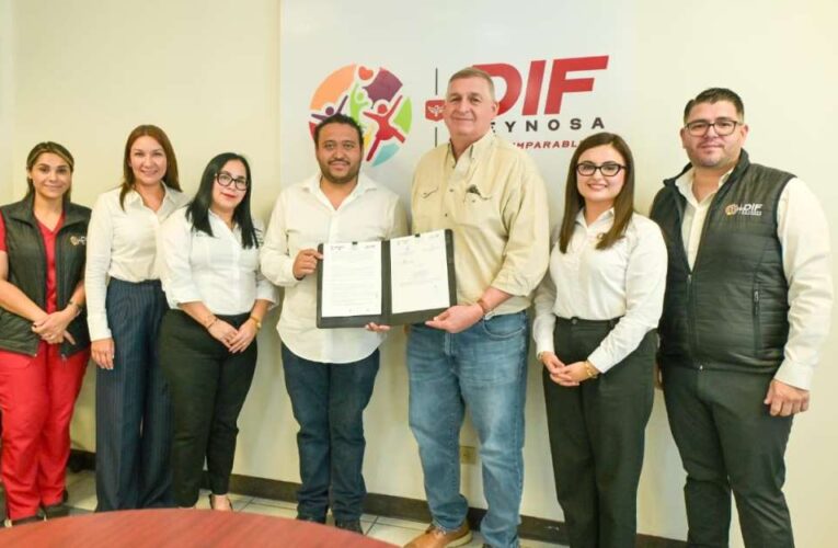 Firma DIF-Reynosa convenio para fortalecer la salud visual de la ciudadanía