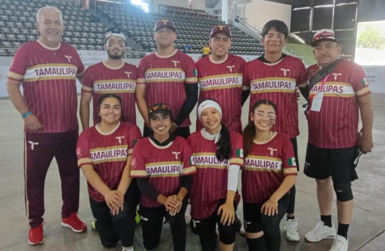 Brillan los seleccionados de Reynosa de Beisbol 5 en la Olimpiada Nacional CONADE
