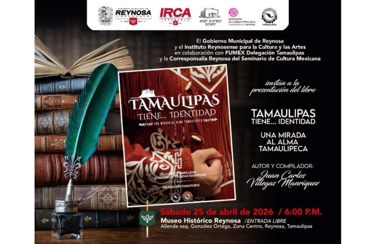 Promueve Gobierno de Carlos Peña Ortiz la identidad de Tamaulipas con nueva obra literaria