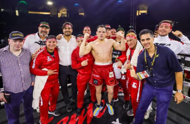 Box Imparable, felicitó Carlos Peña Ortiz a Julio César Chávez Jr por su triunfo ante Jhon Caicedo