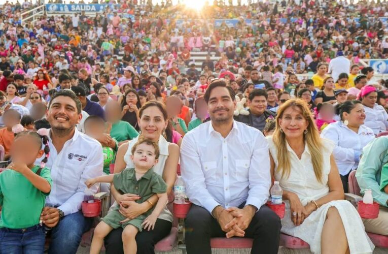 Presentó Carlos Peña Ortiz el Show de Luli Pampín ante más de 15 Mil personas por el Día del Niño 2026