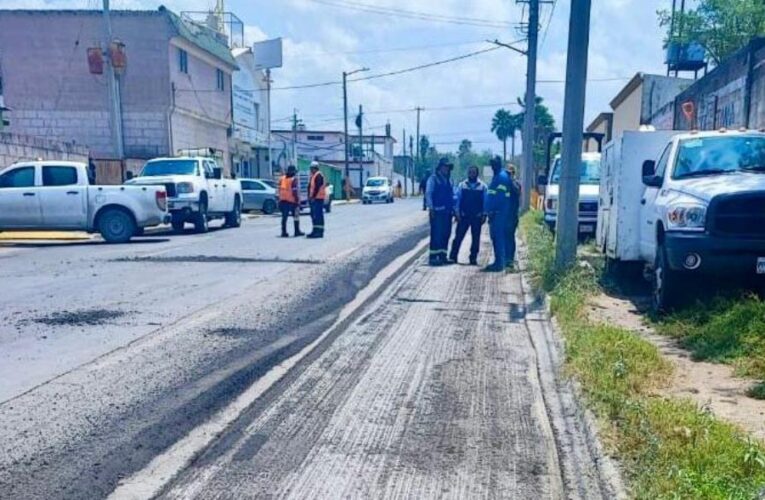 Rehabilitó Gobierno de Reynosa pavimento de la calle José de Escandón