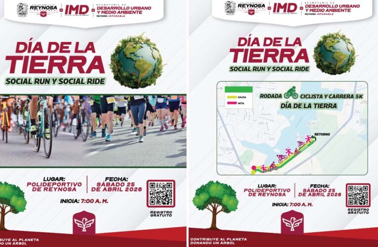 Celebrará Gobierno de Carlos Peña Ortiz el Día de la Tierra con Social Run y Social Ride