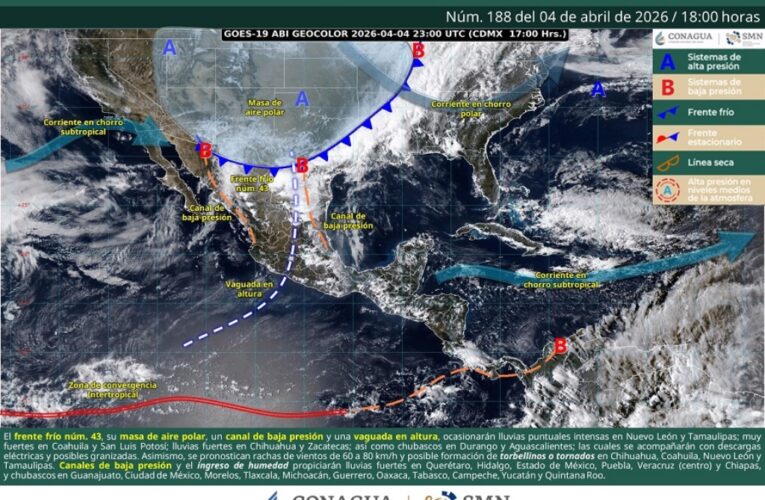 Alerta Protección Civil de Reynosa por presencia de tormentas