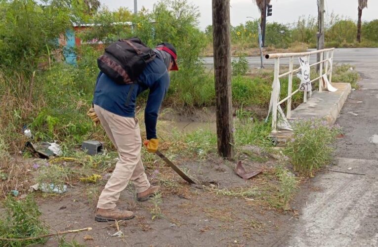 Desarrolla Gobierno de Carlos Peña Ortiz trabajo de limpieza y mantenimiento en Reynosa