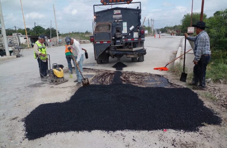Mantiene Gobierno de Carlos Peña Ortiz campaña permanente de rehabilitación de calles