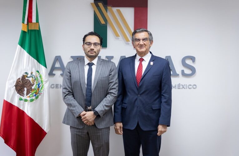 Se reúne Américo con nuevo titular de Aduanas; impulsa proyectos estratégicos en Tamaulipas