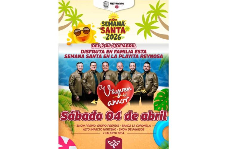 Disfruta hoy sábado El Vayvén del Amor en La Playita de Reynosa