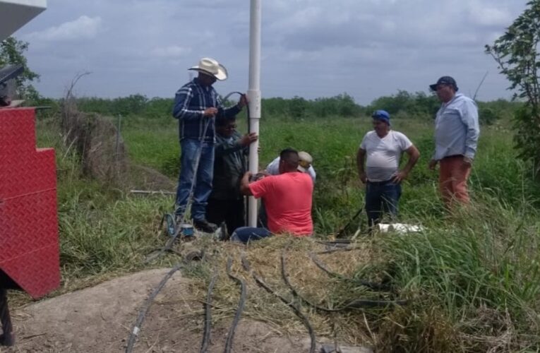 Instaló COMAPA Reynosa equipo de bombeo en colonia Rincón de las Flores