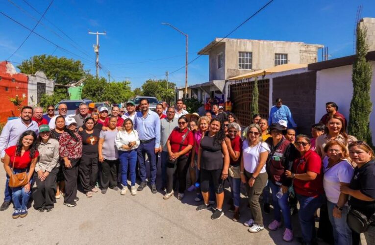 Llevó Gobierno de Carlos Peña Ortiz bienestar y seguridad sanitaria a familias de Hacienda Las Fuentes