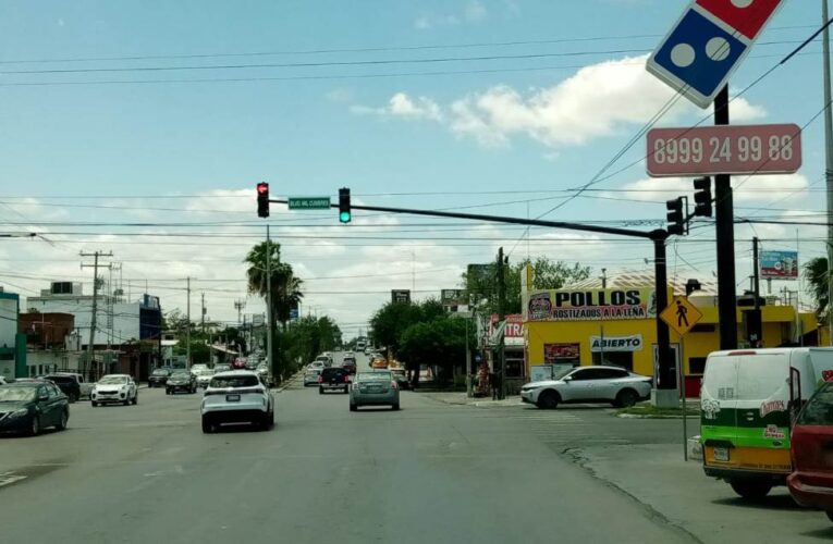 Atiende Secretaría de Servicios Públicos de Reynosa semáforos con fallas por cortes intermitentes de energía eléctrica