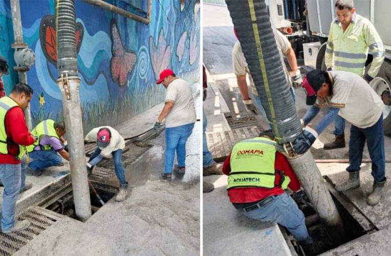 Realizó COMAPA mantenimiento preventivo en el paso a desnivel #2